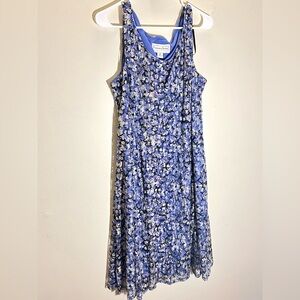 Y2K Ditzy Floral Midi Dress Womens Size 18 Whimsy Fairy Core